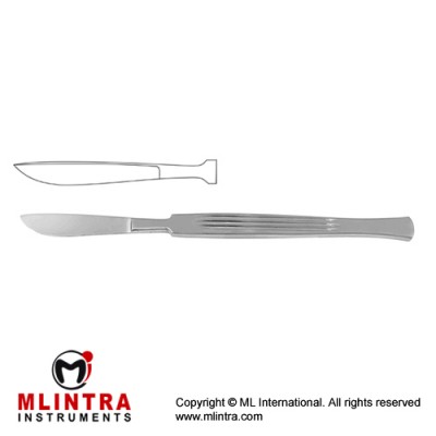 Dissecting Knife / Opreating Knife Bellied Blade - Fig. 8 Stainless Steel, 14 cm - 5 1/2" Dissecting Knife / Opreating Knife Bellied Blade - Fig. 8 Stainless Steel, 14 cm - 5 1/2"